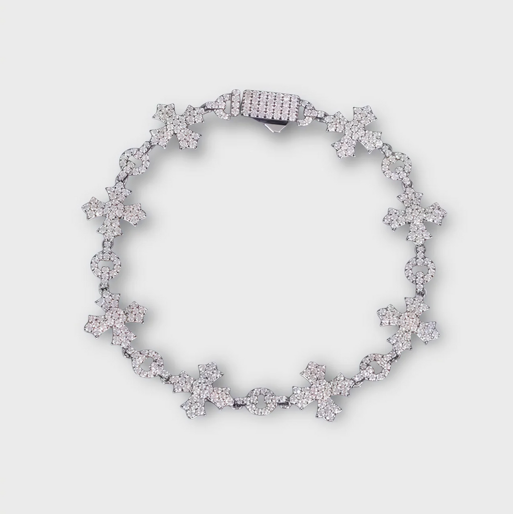 Chrome Style Moissanite Bracelet