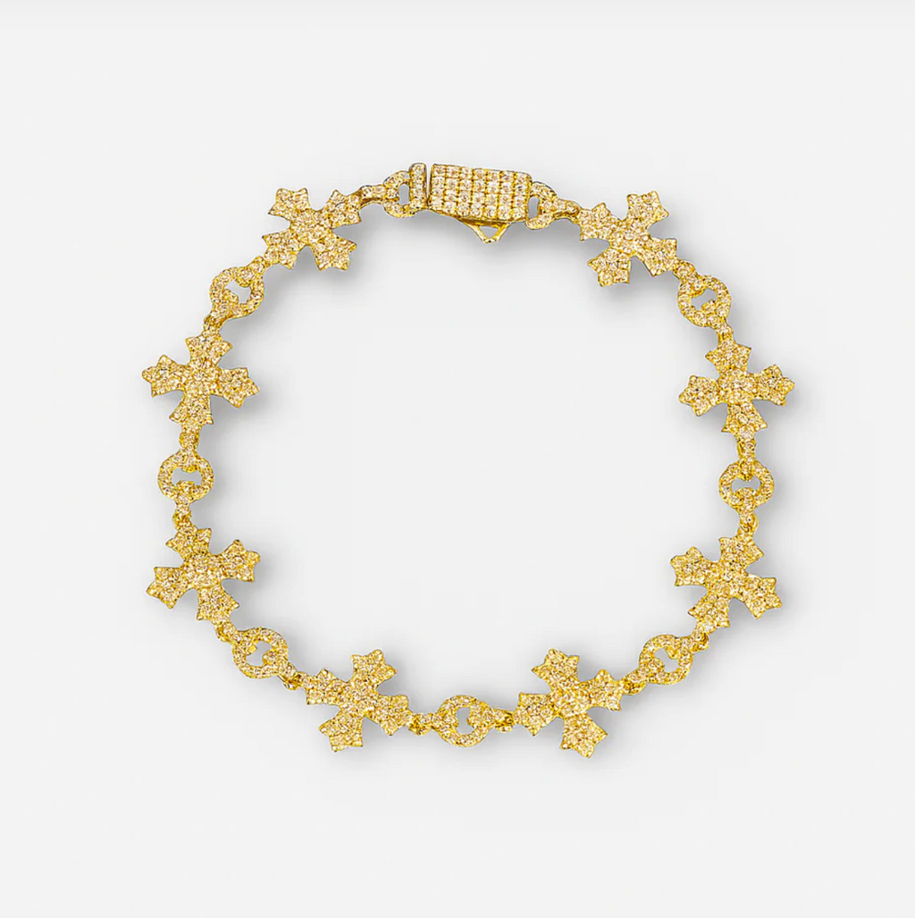 Chrome Style Moissanite Bracelet