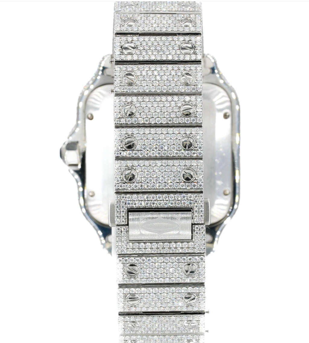 CS 40MM Moissanite Watch