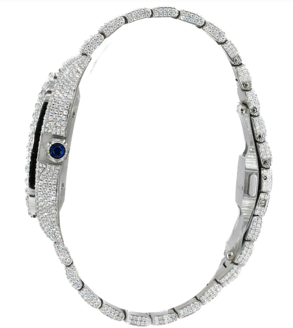 CS 40MM Moissanite Watch