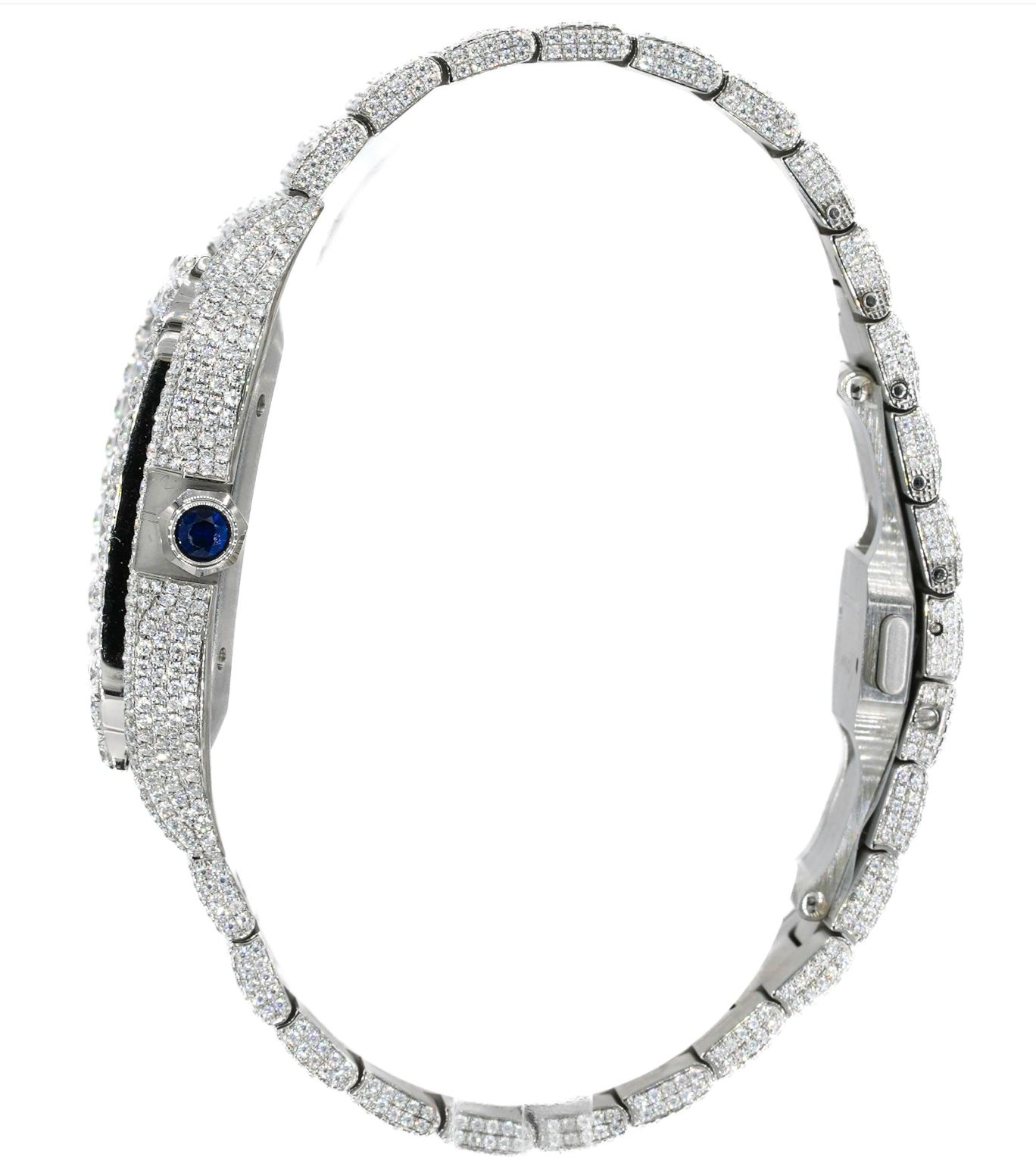 CS 40MM Moissanite Watch