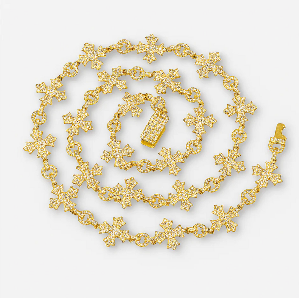 Chrome Style Moissanite Chain