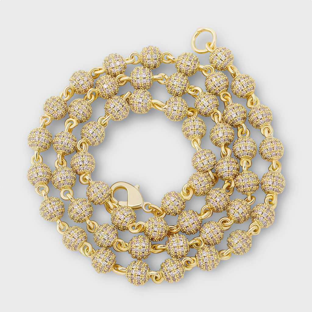 Moissanite Ball Chain