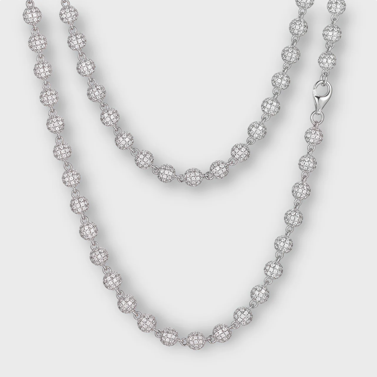 Moissanite Ball Chain